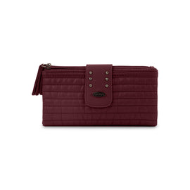 Shop Bentley Burgundy Cargo Quilted Flap Wallet in Canada at only $44.99 1st look