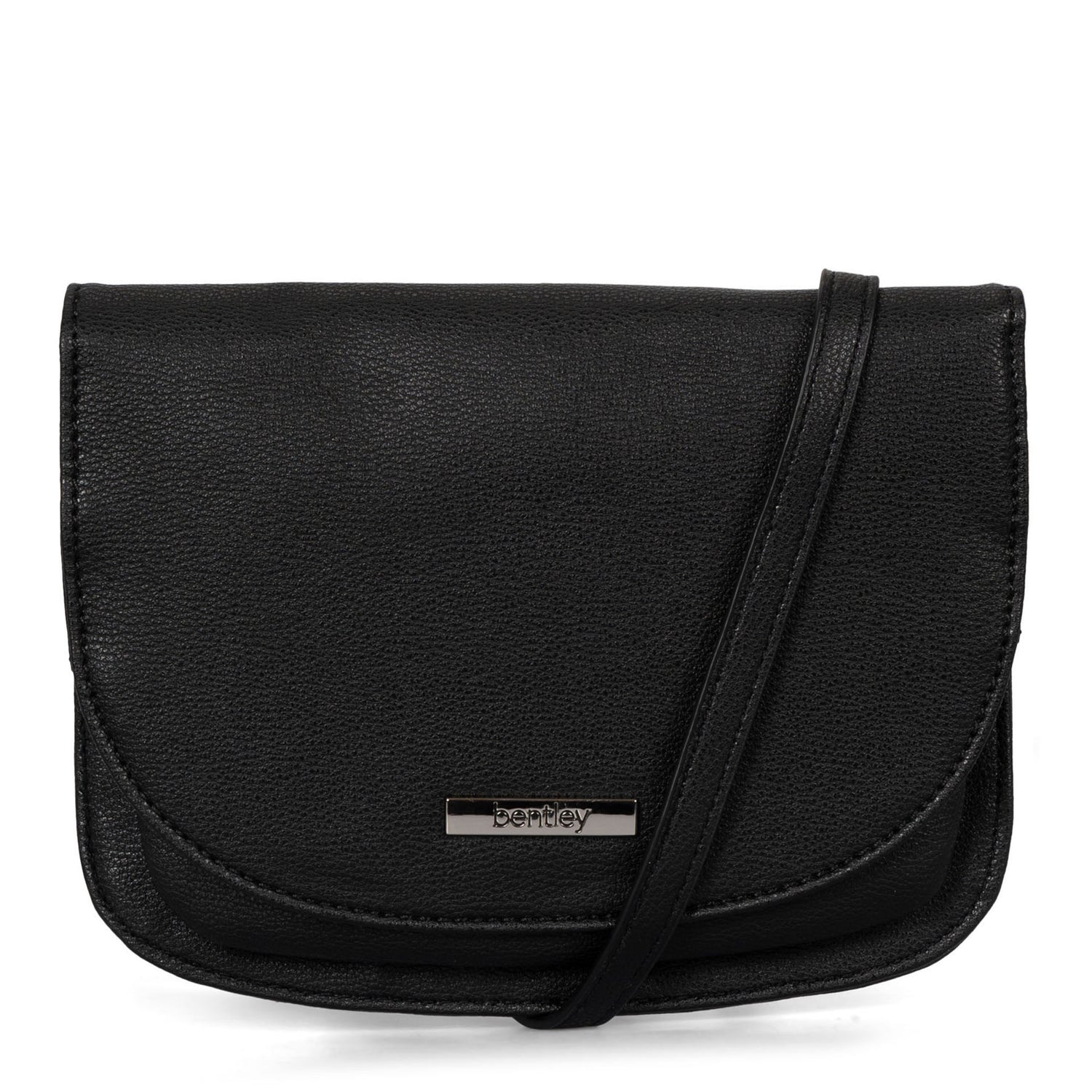 FINAL SALE - Organizer Flat Crossbody Bag With Card Holder -  - 

        Bentley
      
