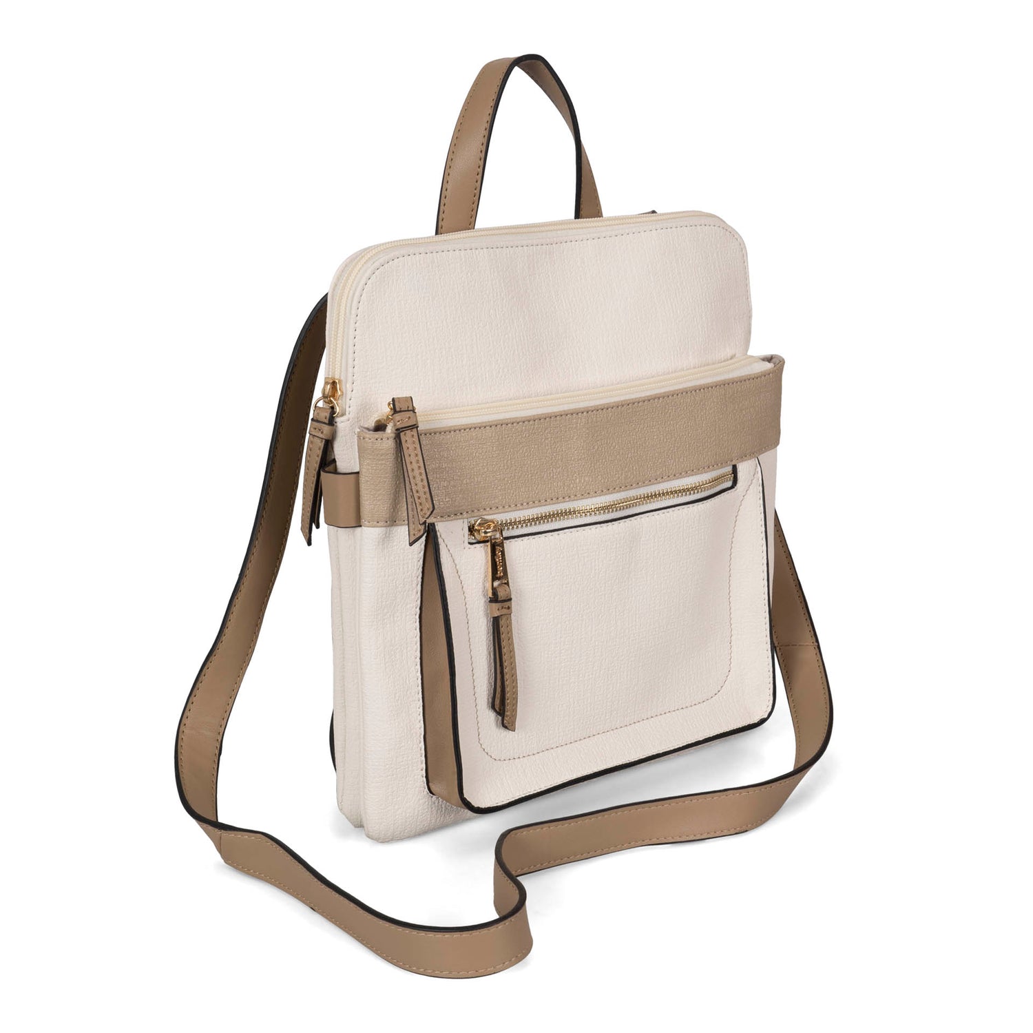 Faux Linen Convertible Backpack | RFID -  - 

        Bentley
      
