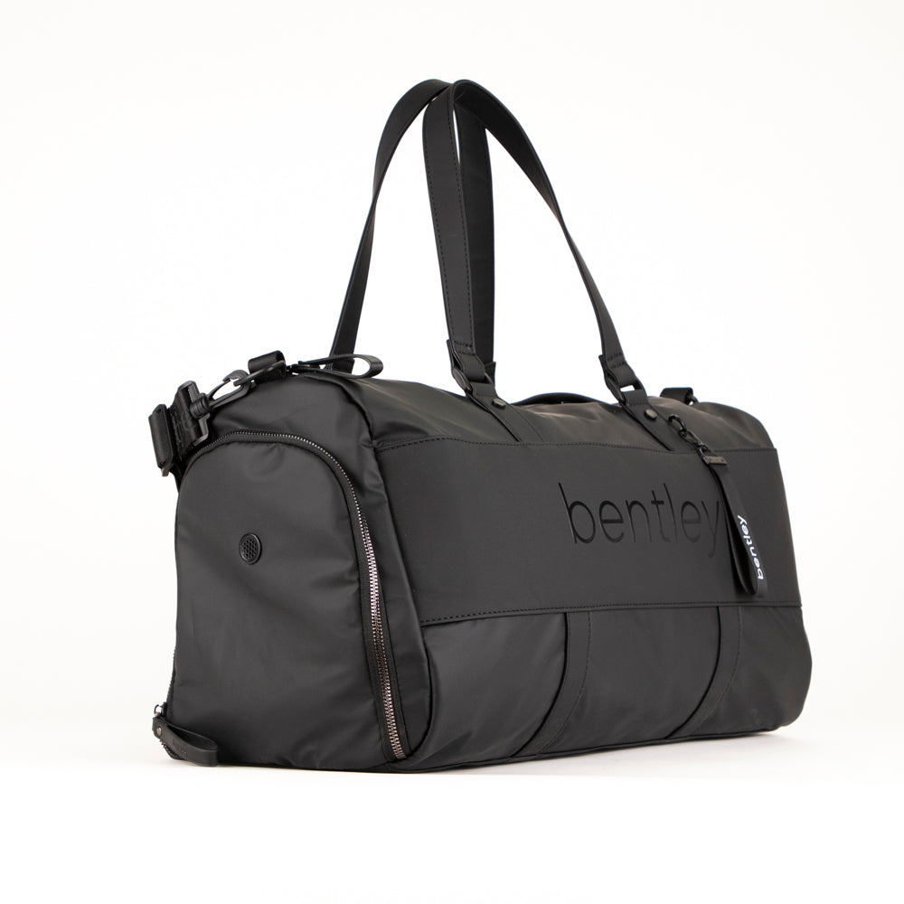 Onyx / Leather Duffle Bag