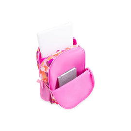Shop Bentley Pink Multi Tracker Heart Foil Backpack in Canada at only $49.99 4th look