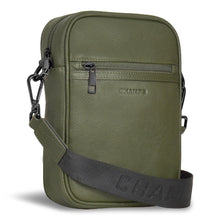Shop Bentley Kaki Sac à bandoulière vertical en cuir Champs Onyx in Canada at only $79.99 4th look
