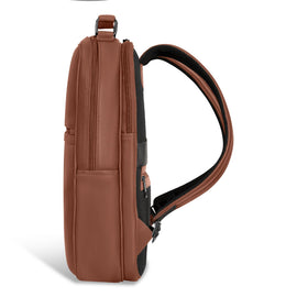 Shop Bentley Brown Champs Onyx Leather Compact Backpack in Canada at only $149.99 5th look