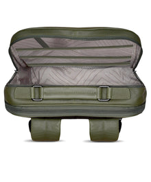 Shop Bentley Kaki Sac à dos compact en cuir Champs Onyx in Canada at only $149.99 6th look