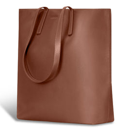 Shop Bentley Brown Champs Onyx Leather Vertical Tote in Canada at only $129.99 3rd look