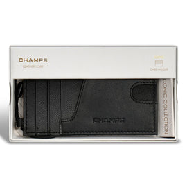 Shop Bentley Black Black Champs Iconic Leather Slim Cardholder in Canada at only $29.99 5th look
