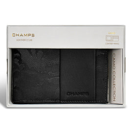 Shop Bentley Black Champs Camo Leather Center Wing Wallet in Canada at only $39.99 6th look