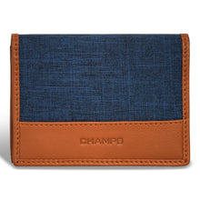 Shop Bentley Fauve et bleu Porte-cartes en cuir et denim Champs Denim in Canada at only $29.99 1st look
