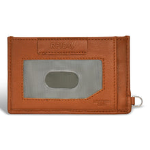 Shop Bentley Tan Blue Champs Denim Leather Slim Cardholder in Canada at only $29.99 2nd look