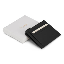 Shop Bentley Black Champs Onyx Leather Zip Card Case in Canada at only $29.99 4th look