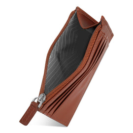 Shop Bentley Brown Champs Onyx Leather Zip Card Case in Canada at only $29.99 3rd look