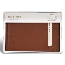 Shop Bentley Brun Porte-cartes hybride magnétique en cuir Champs Onyx in Canada at only $34.99 6th look