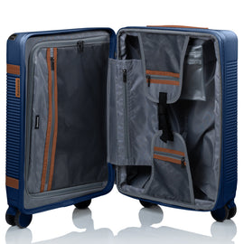 Shop Bentley Navy Champs Vintage III 3-Piece Luggage Set in Canada at only $299.99 9th look