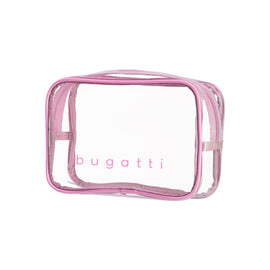 Shop Bentley Pink Bugatti Downtown Essentials Transparent Toiletry Bag in Canada at only $23.99 3rd look