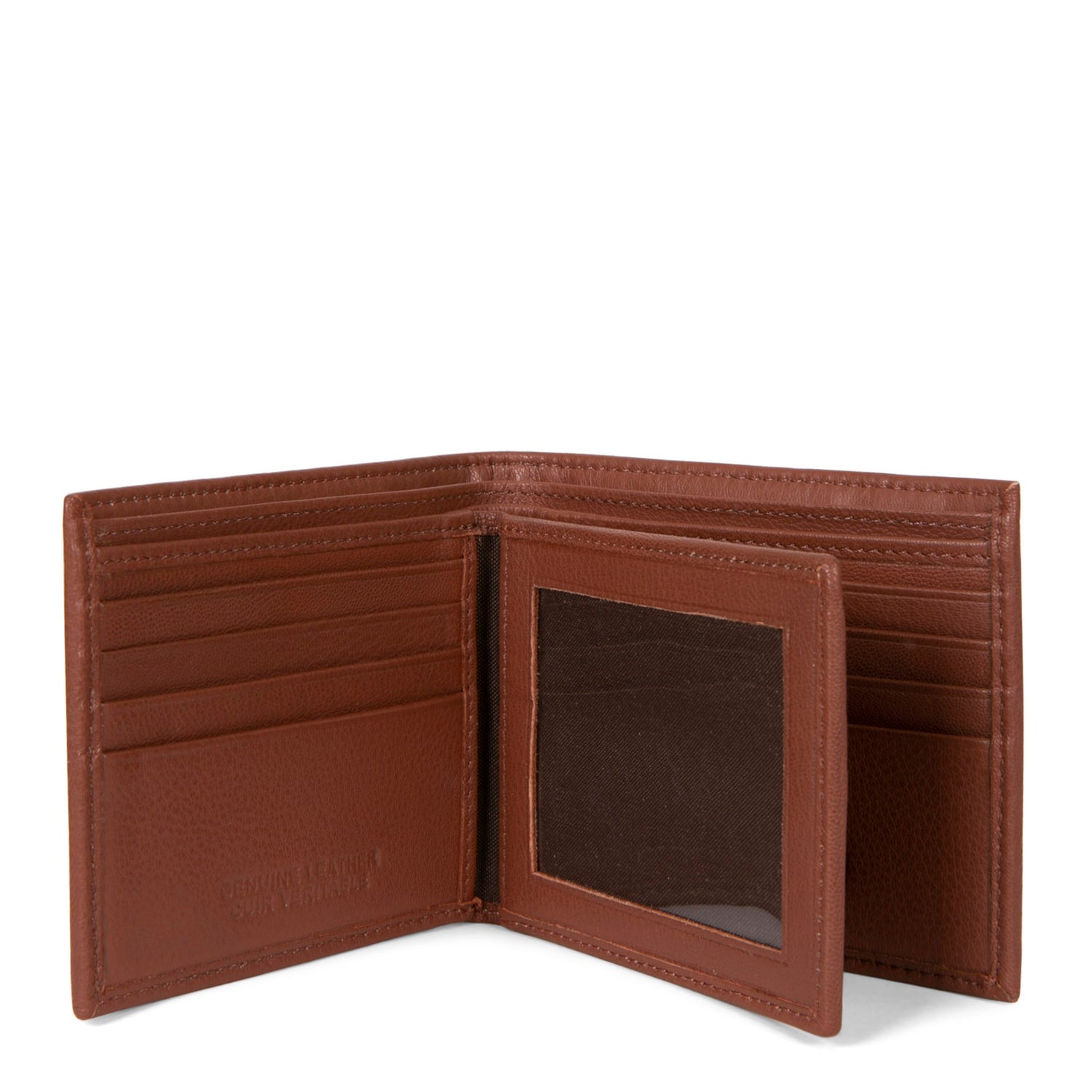 Leather Center Wing RFID Wallet -  - 

        Pelle
      
