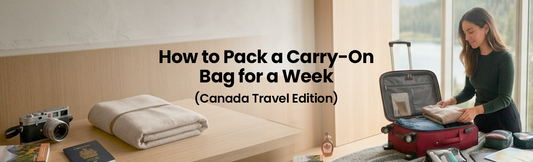 How to Pack a Carry-On Bag for a Week (Canada Travel Edition)