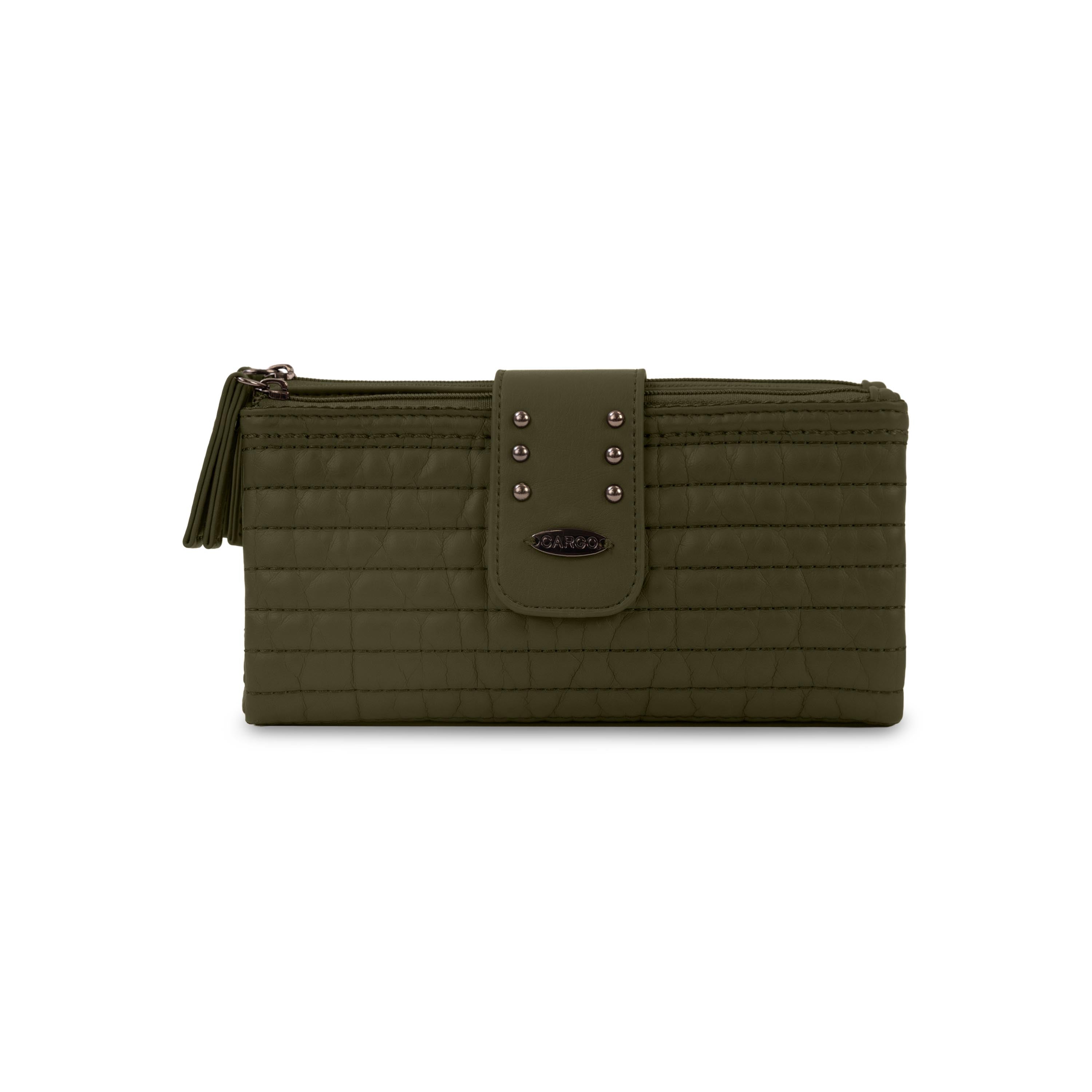 Shop Bentley Kaki Portefeuille à rabat matelassé Cargo in Canada at only $44.99 8th look