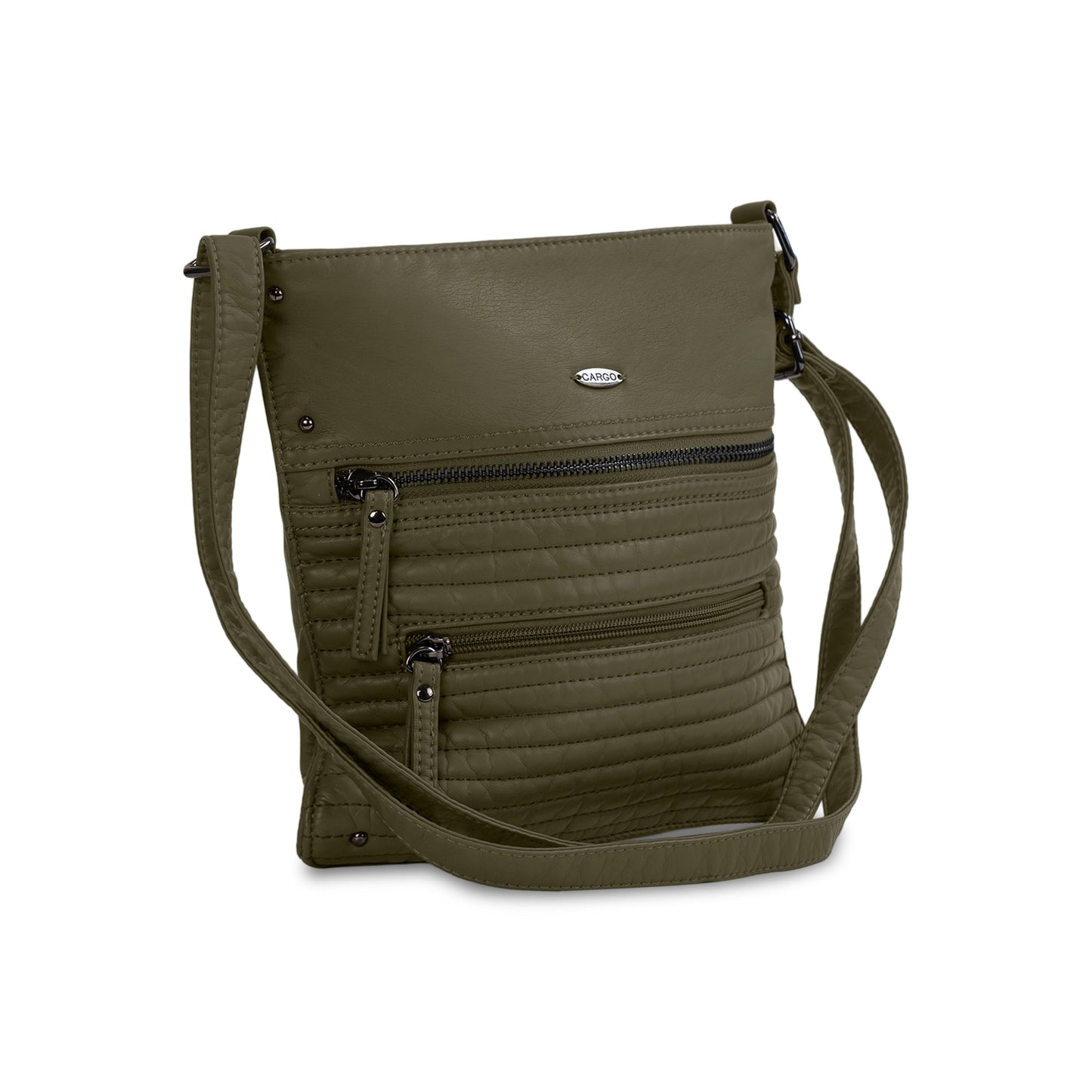 Cargo Quilted 2 Front Zip Xbody