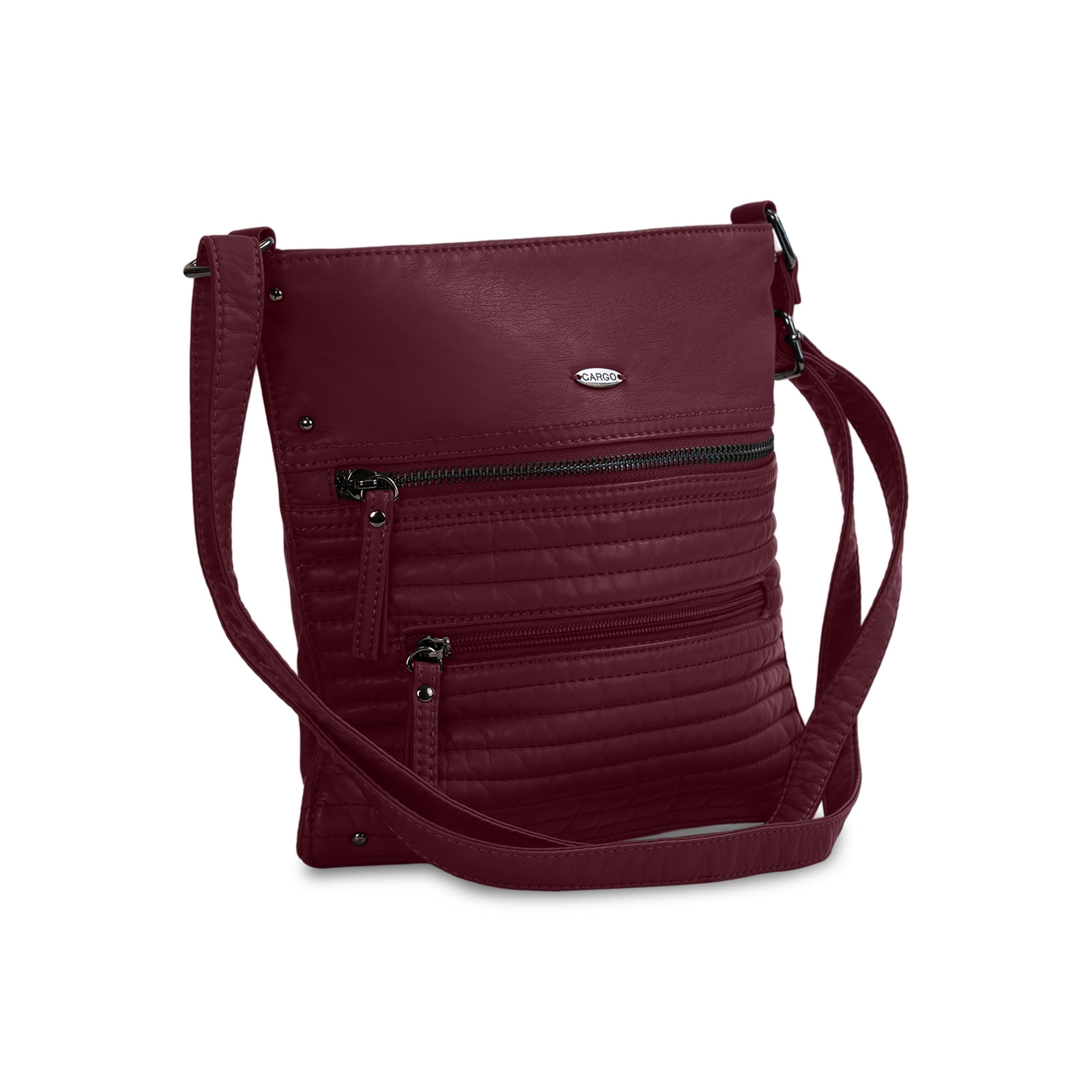 Shop Bentley Bourgogne Sac à bandoulière matelassé Cargo avec 2 poches avant à glissière in Canada at only $49.99 2nd look