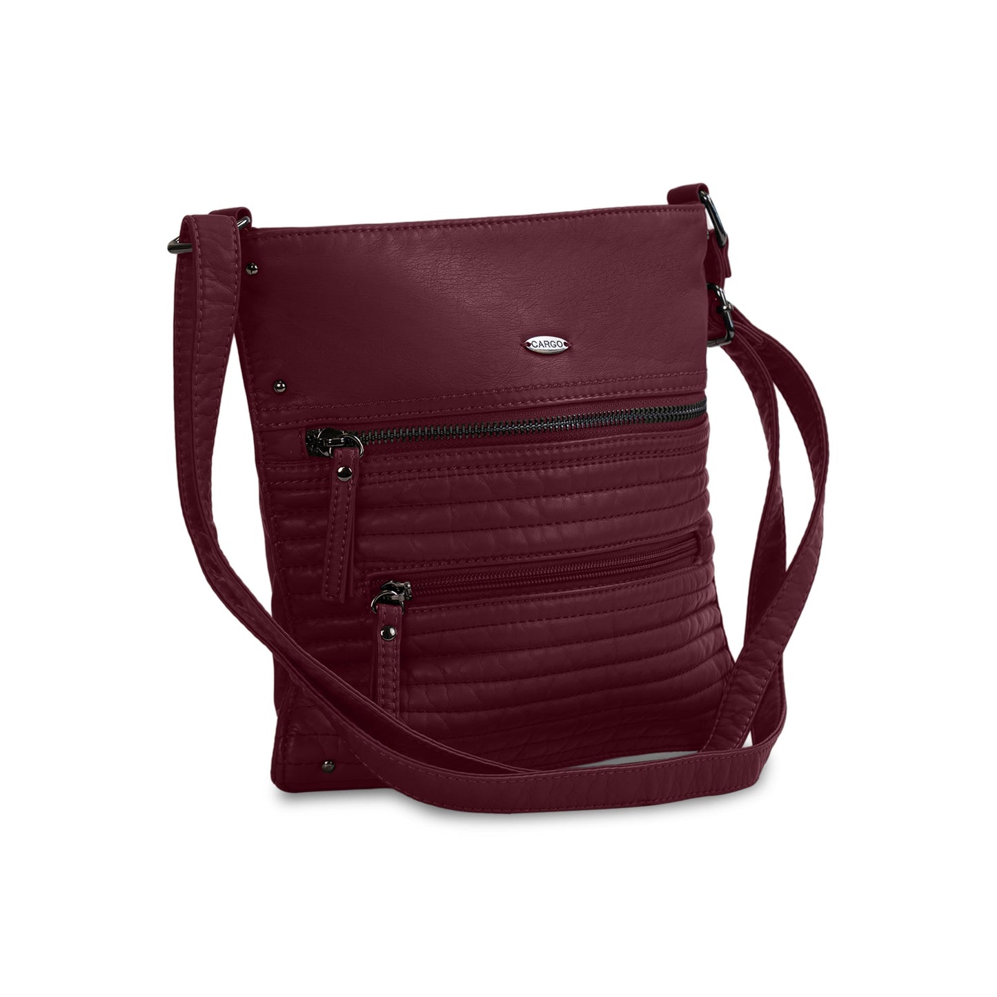 Cargo Quilted 2 Front Zip Xbody
