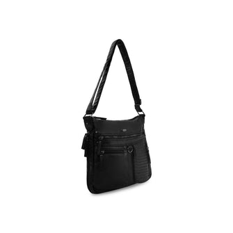 bentleys leather crossbody travel bag Bentley Overnight Black with green and white stripes or Dark Sapphire with red and white stripes. Bentley New Deluxe Handbag -