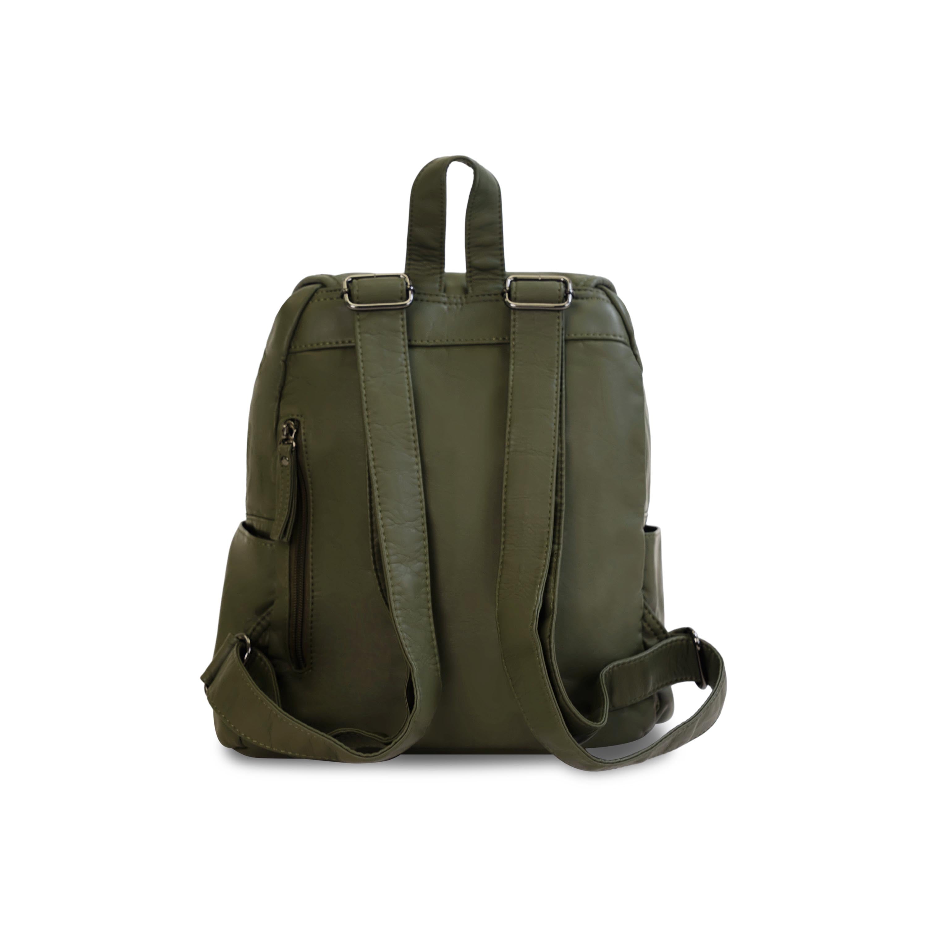 Shop Bentley Kaki Sac à dos à rabat matelassé Cargo in Canada at only $59.99 4th look