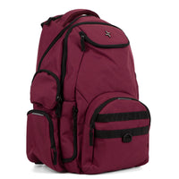 
                      Shop Bentley Burgundy Tracker Jasper Compt. Backpack in Canada at only $41.99 16th look
                    