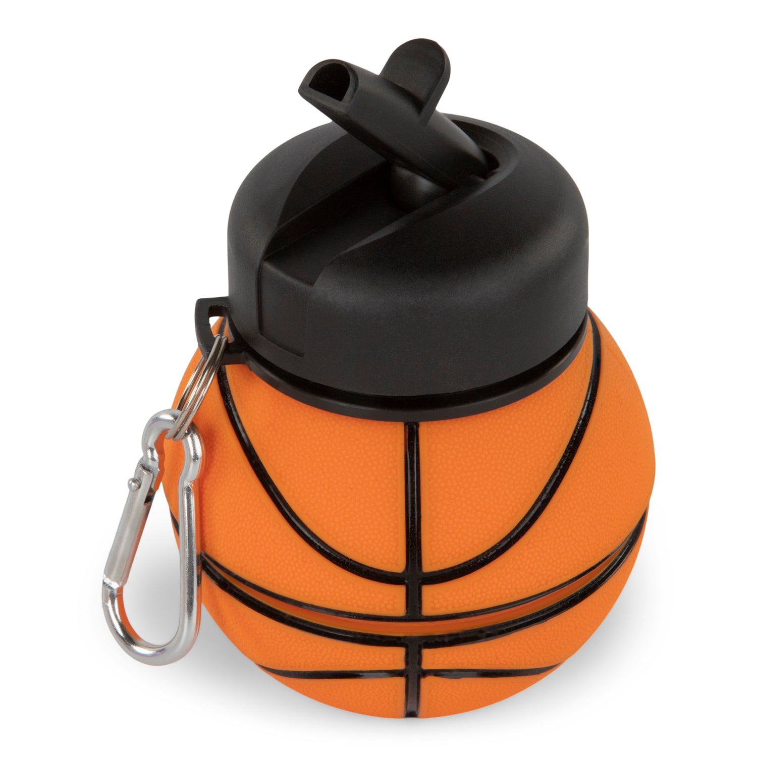 Basketball Silicone Collapsible Water Bottle -  - 

        Tracker
      
