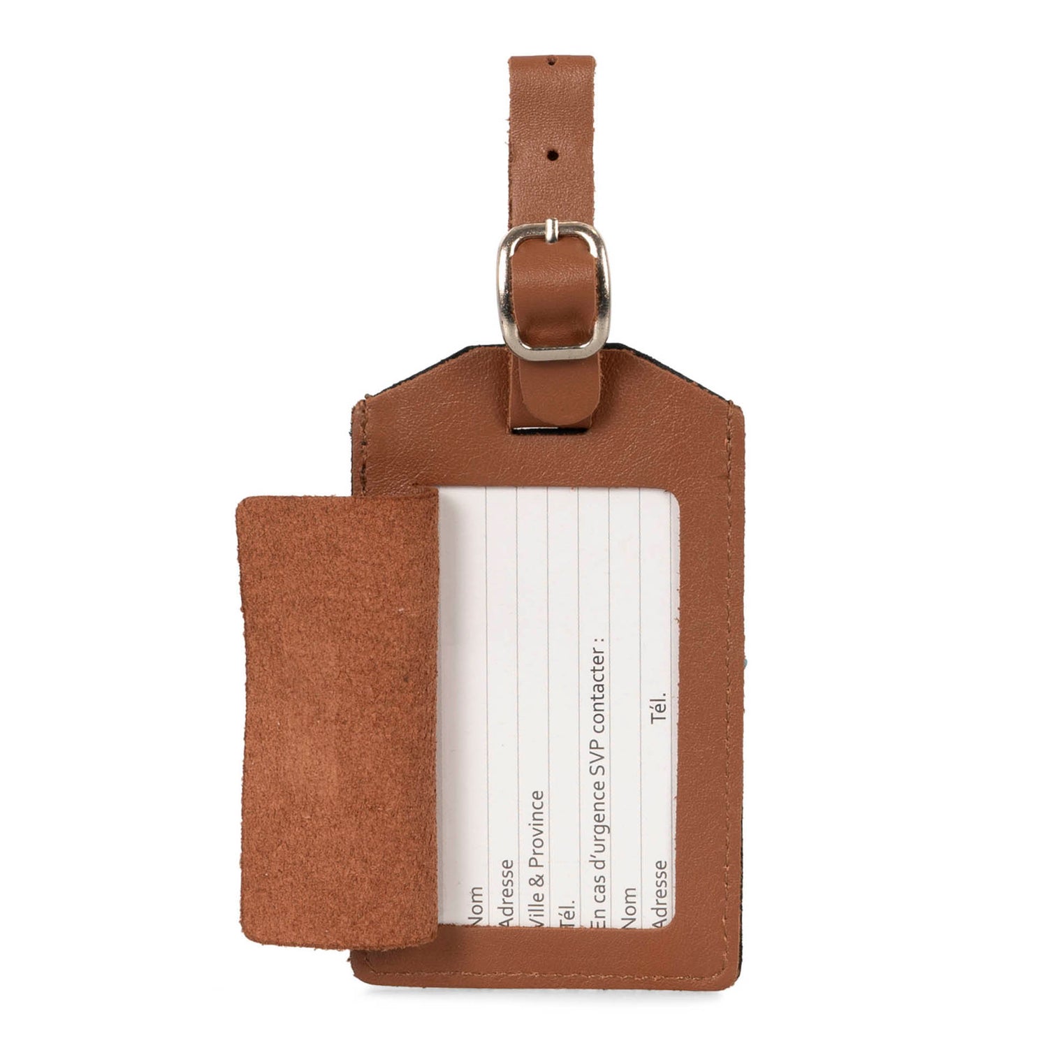 Leather Luggage Tag -  - 

        Tracker
      
