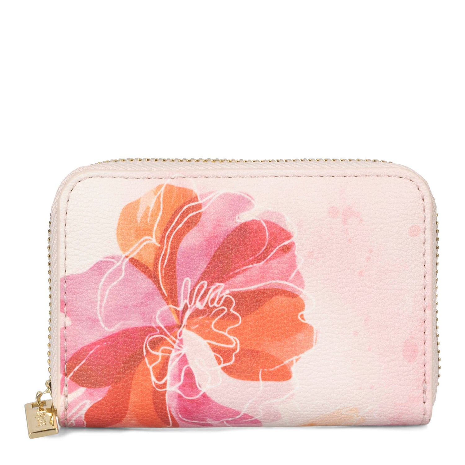 Nora RFID Floral Small Zip-Around Wallet