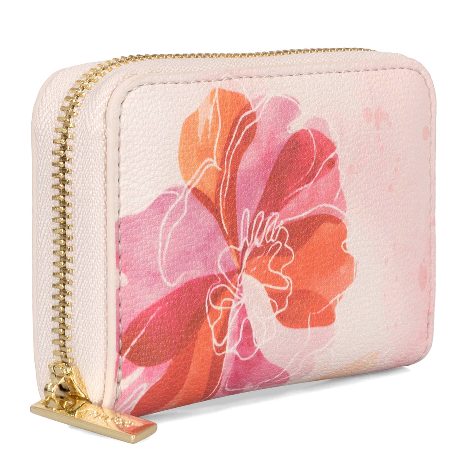 Petit portefeuille à glissière RFID Floral Nora -  - 

        Bentley
      

