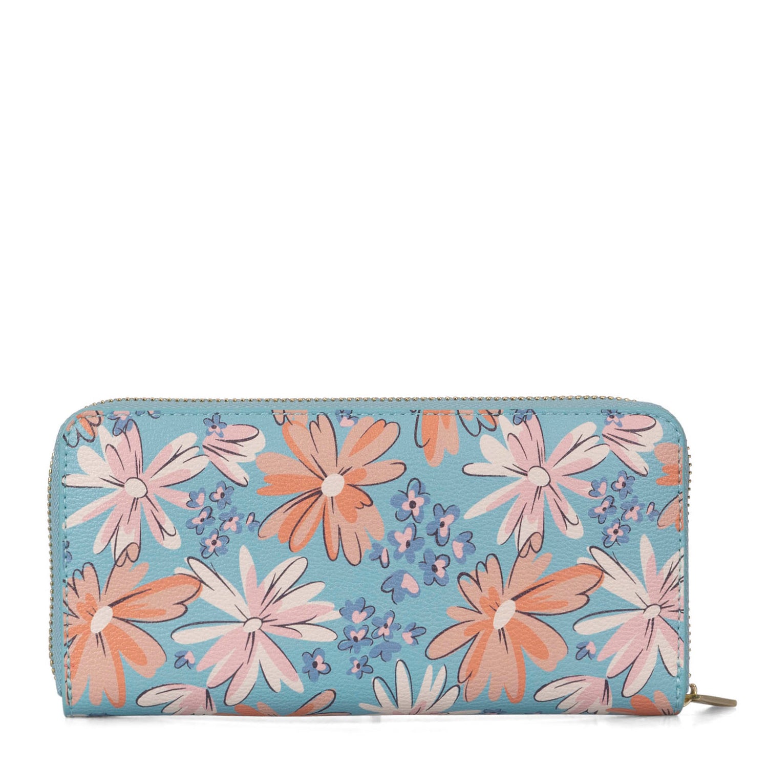 Nora RFID Floral Zip-Around Wallet