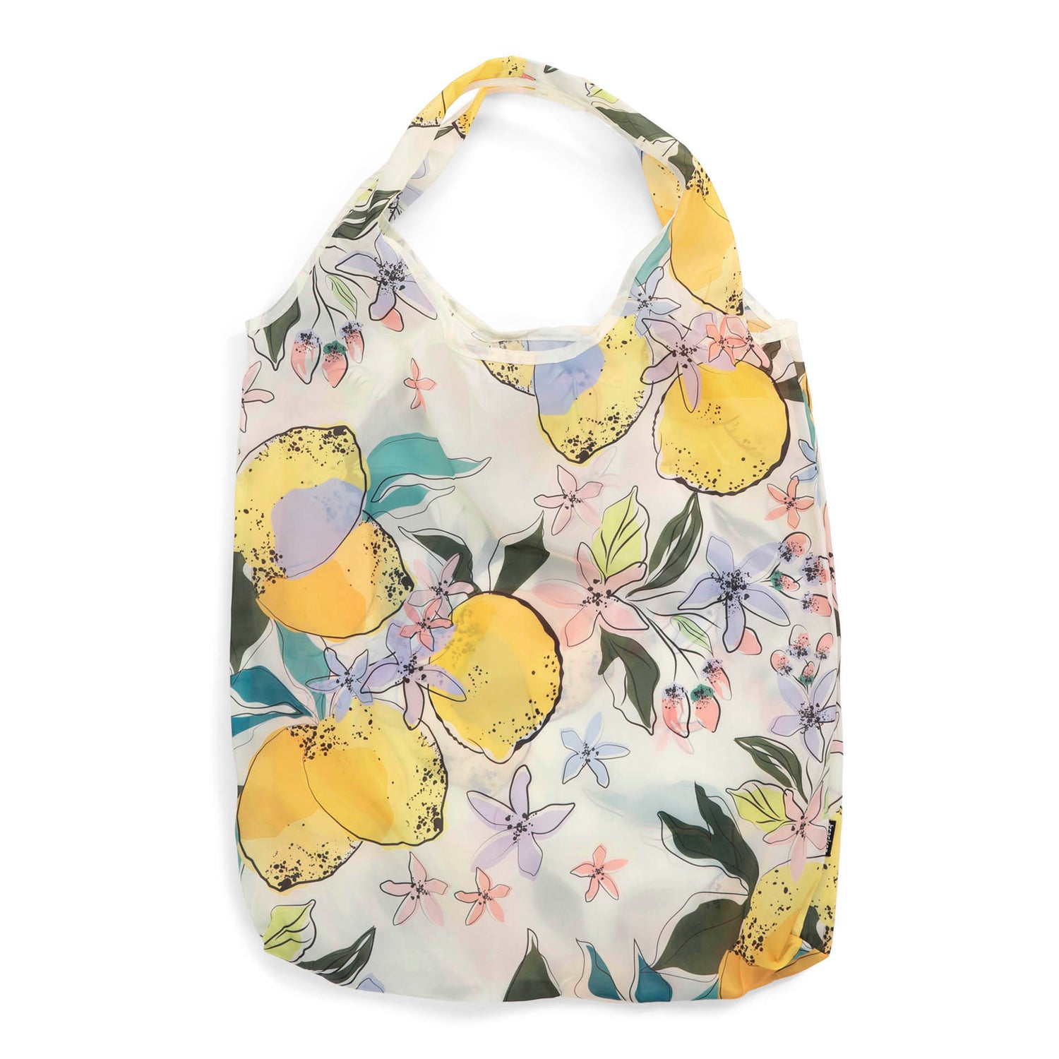 Lemons & Flowers Reusable Bag