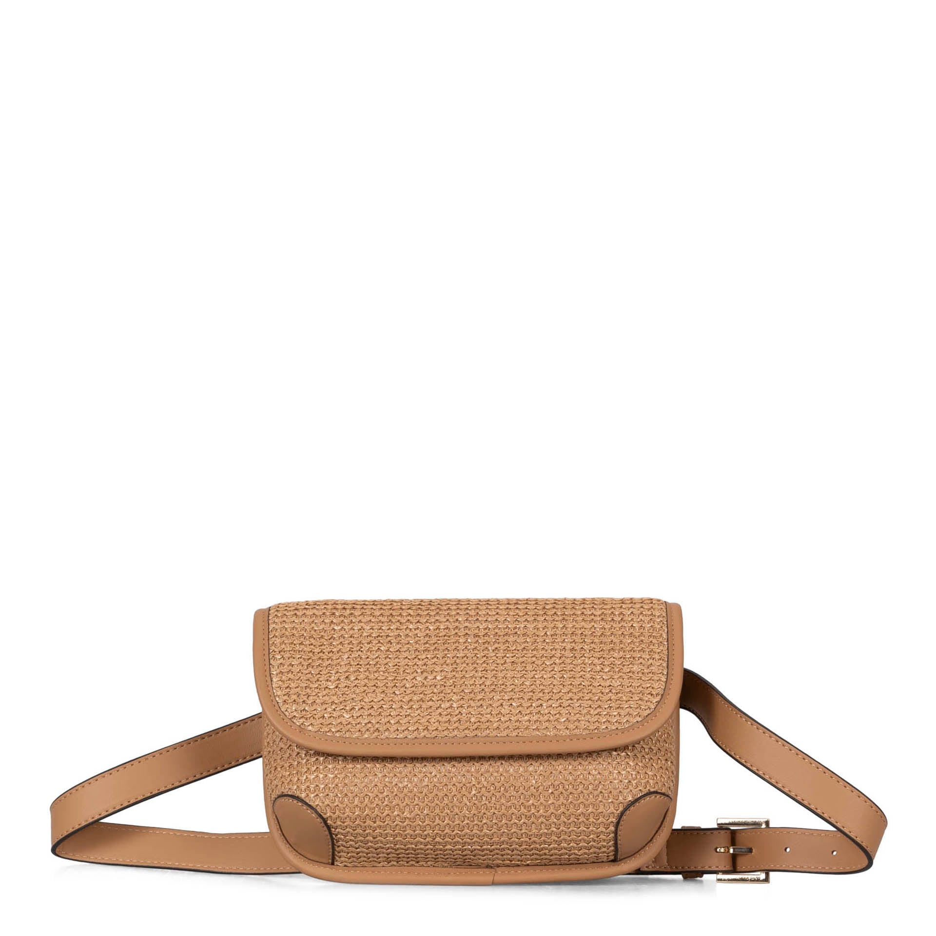Straw Fanny Pack RFID Bentley