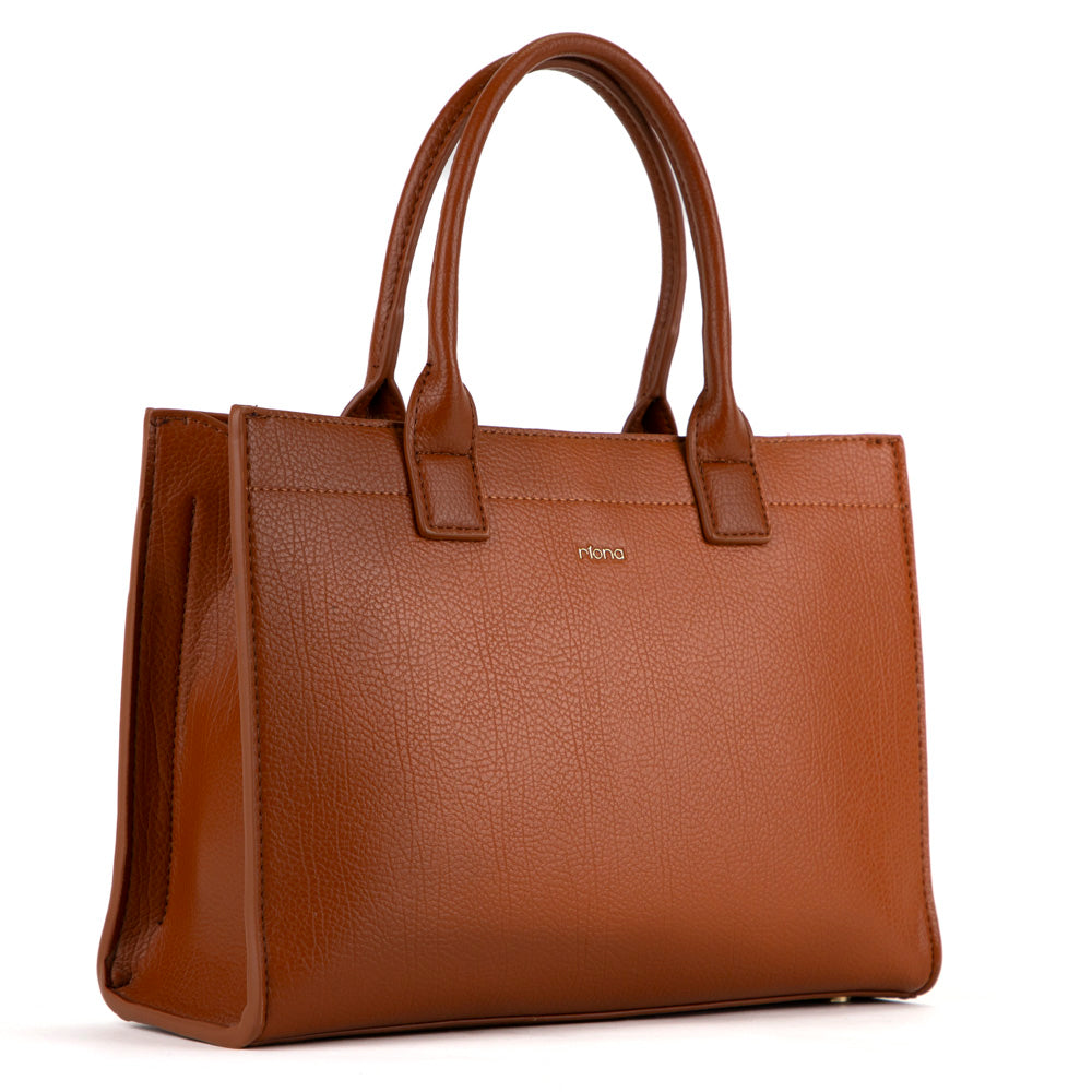 Shop Bentley Cognac Mini fourre-tout en cuir Riona Cady in Canada at only $48.99 3rd look
