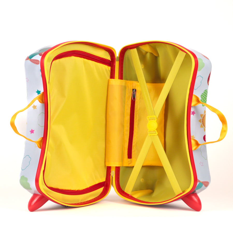 Valise rigide pour enfant Tracker Crème glacée 17 po