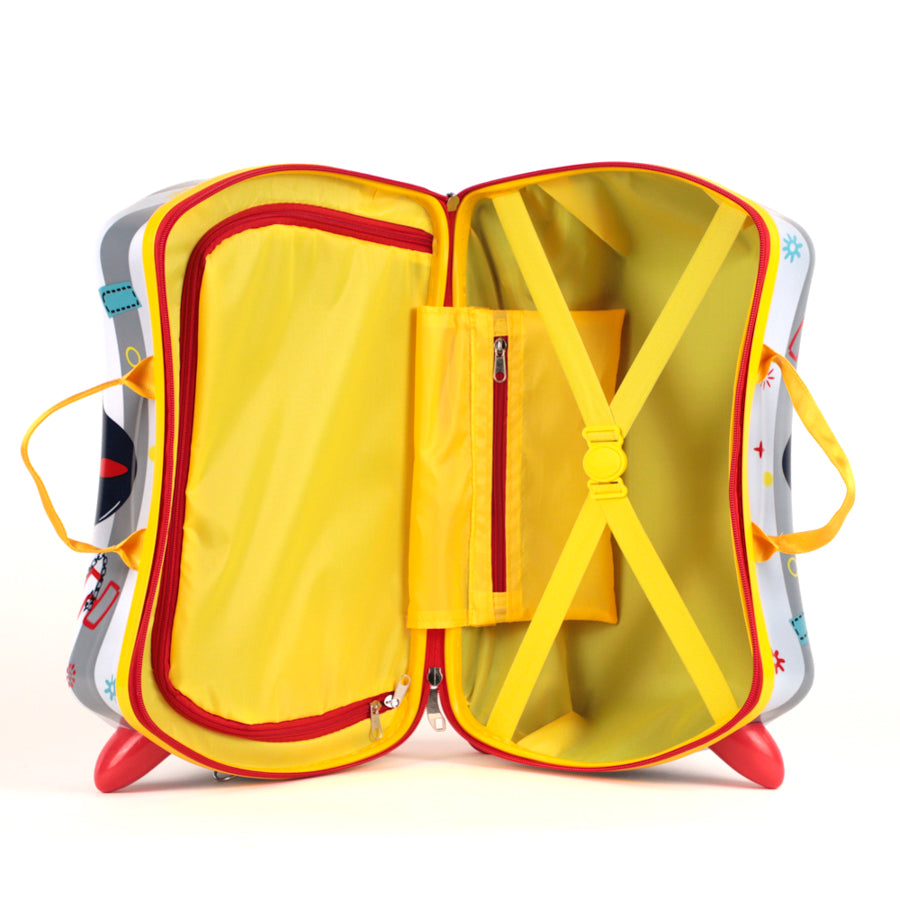 Valise rigide pour enfant Tracker Crème glacée 17 po