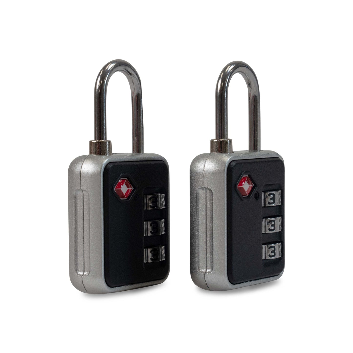 Ensemble de 2 cadenas TSA à combinaison 3 chiffres Tracker