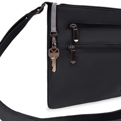 Shop Bentley Black Tracker Secure Crossbody Anti theft in Canada at only $69.99 5th look