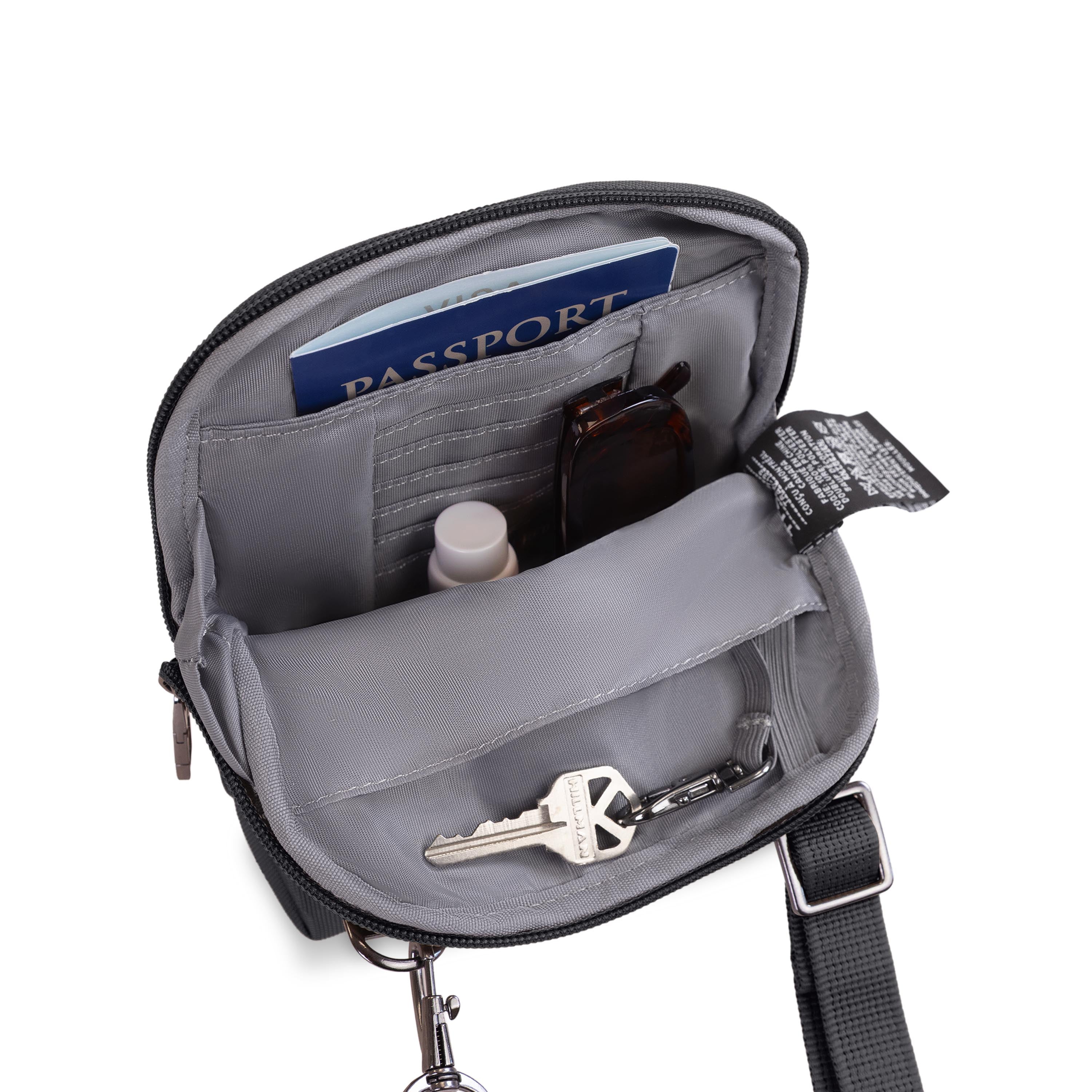 Shop Bentley Noir Tracker Secure Sac bandoulière antivol in Canada at only $59.99 6th look