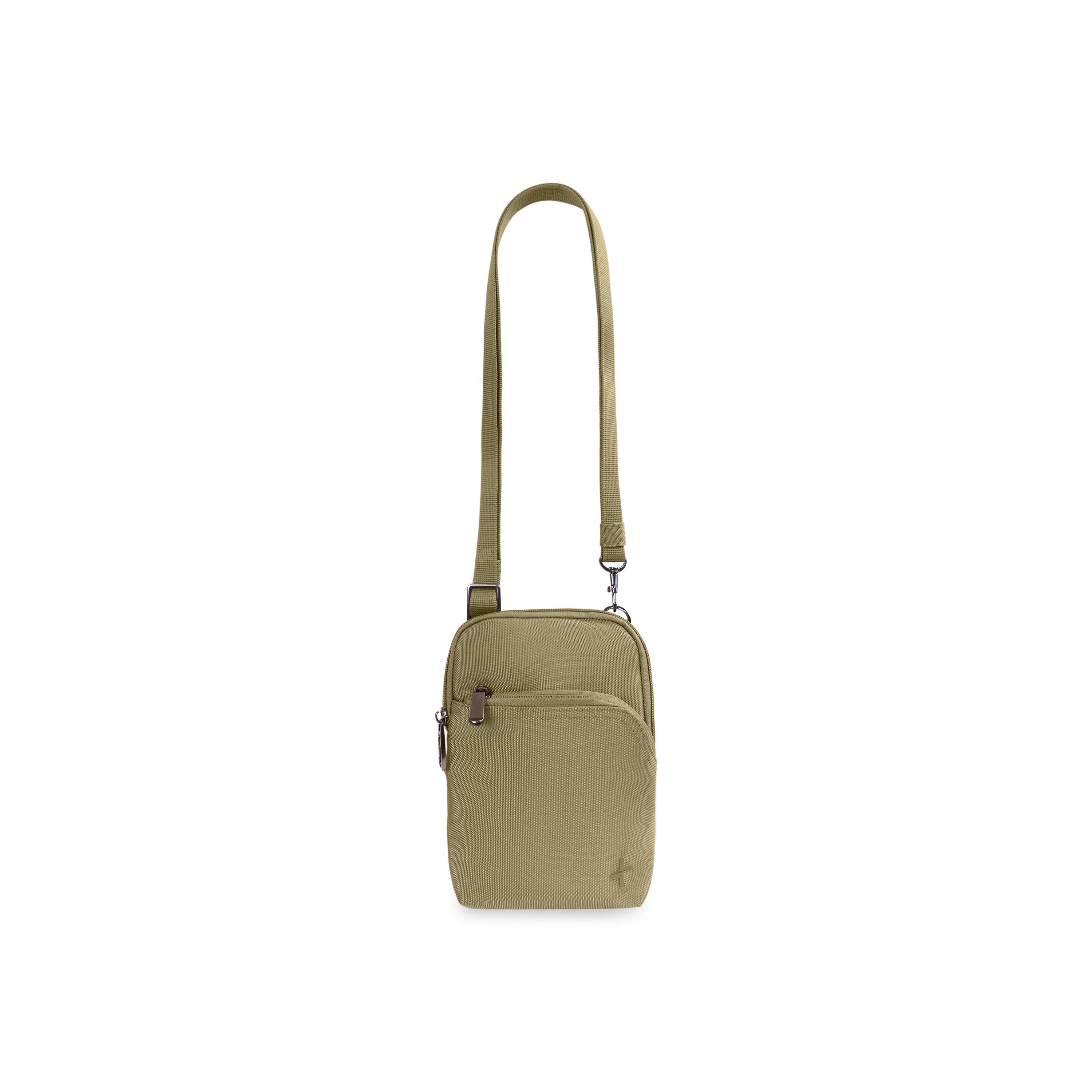Shop Bentley Taupe Tracker Secure Sac bandoulière antivol in Canada at only $59.99 15th look