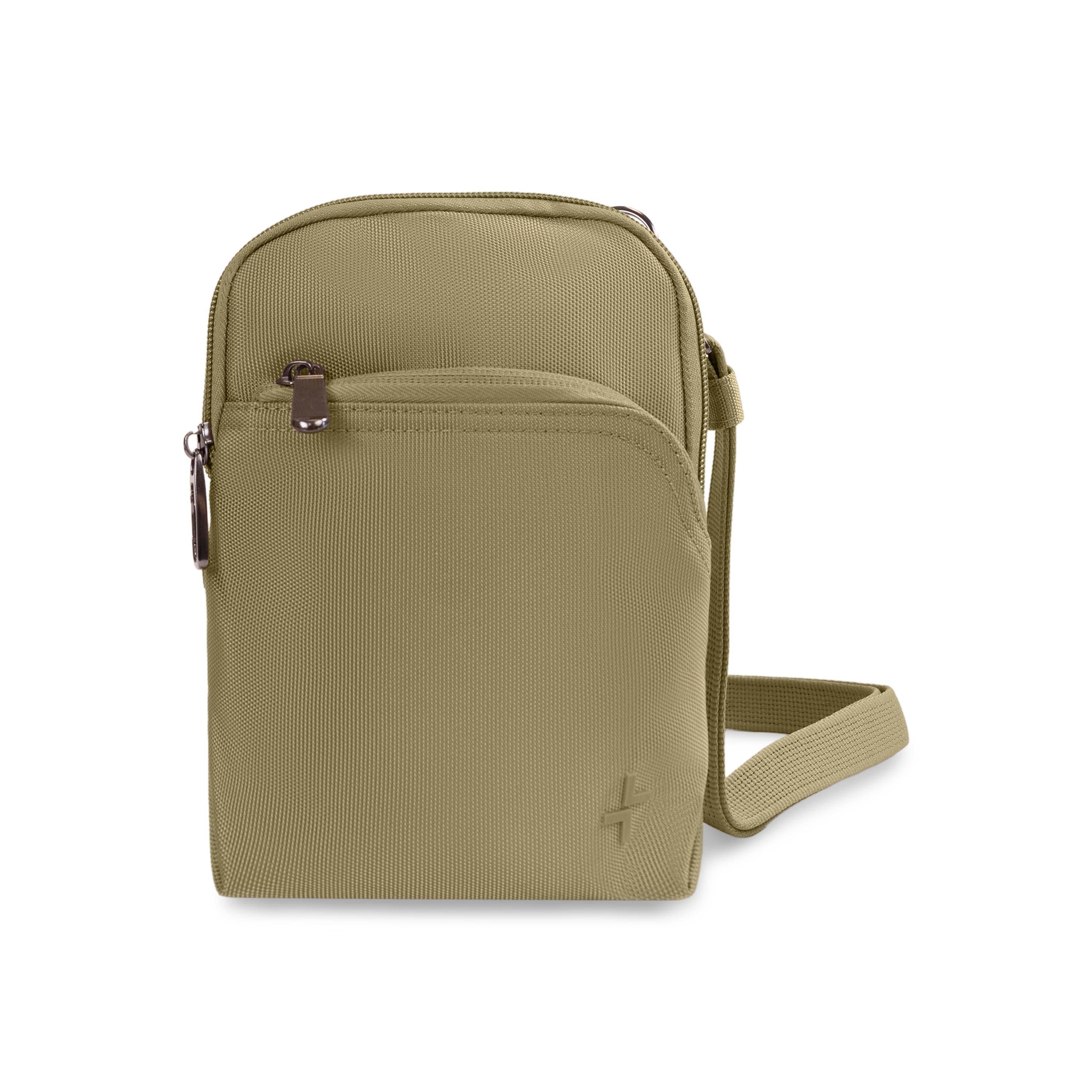 Shop Bentley Taupe Tracker Secure Sac bandoulière antivol in Canada at only $59.99 16th look