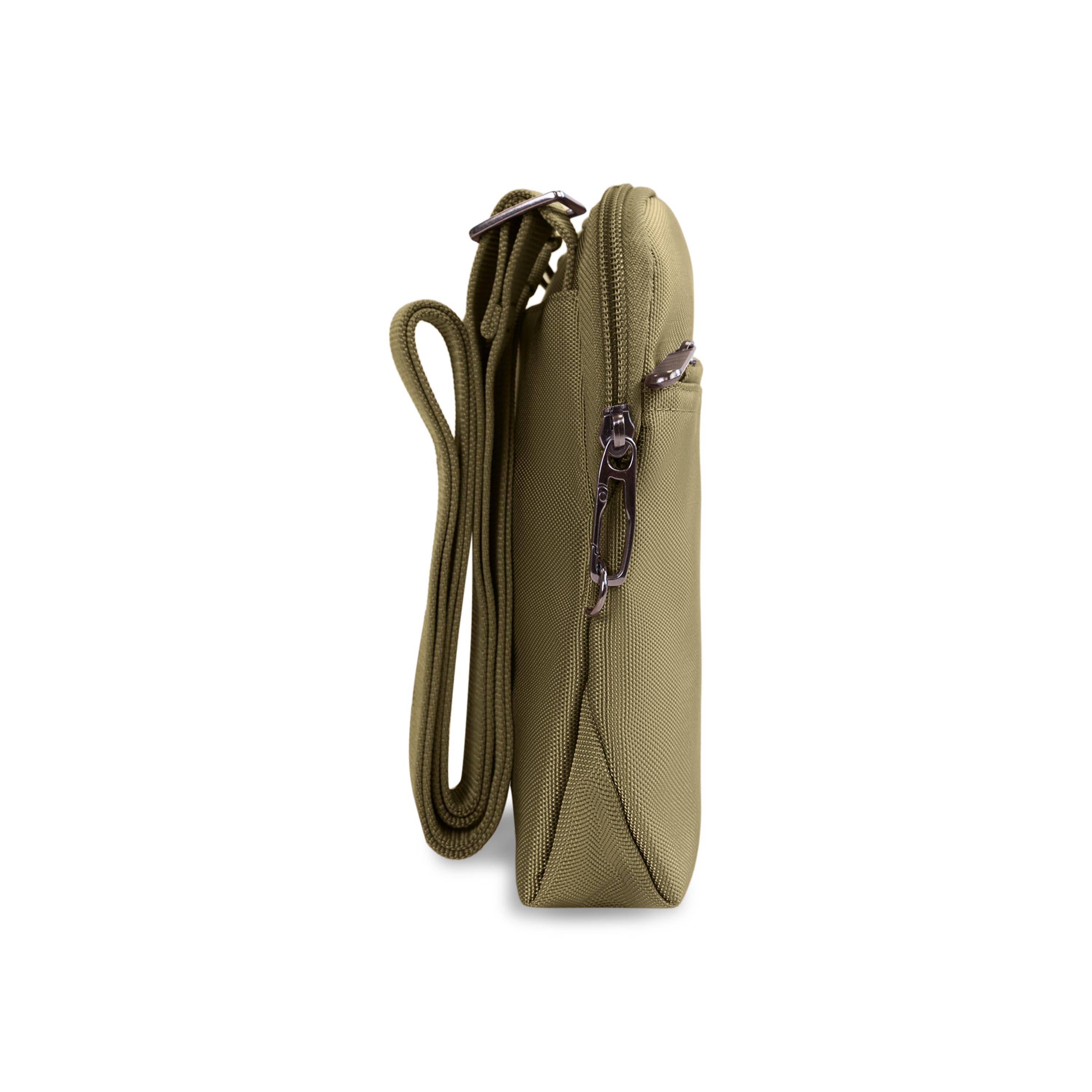 Shop Bentley Taupe Tracker Secure Sac bandoulière antivol in Canada at only $59.99 18th look