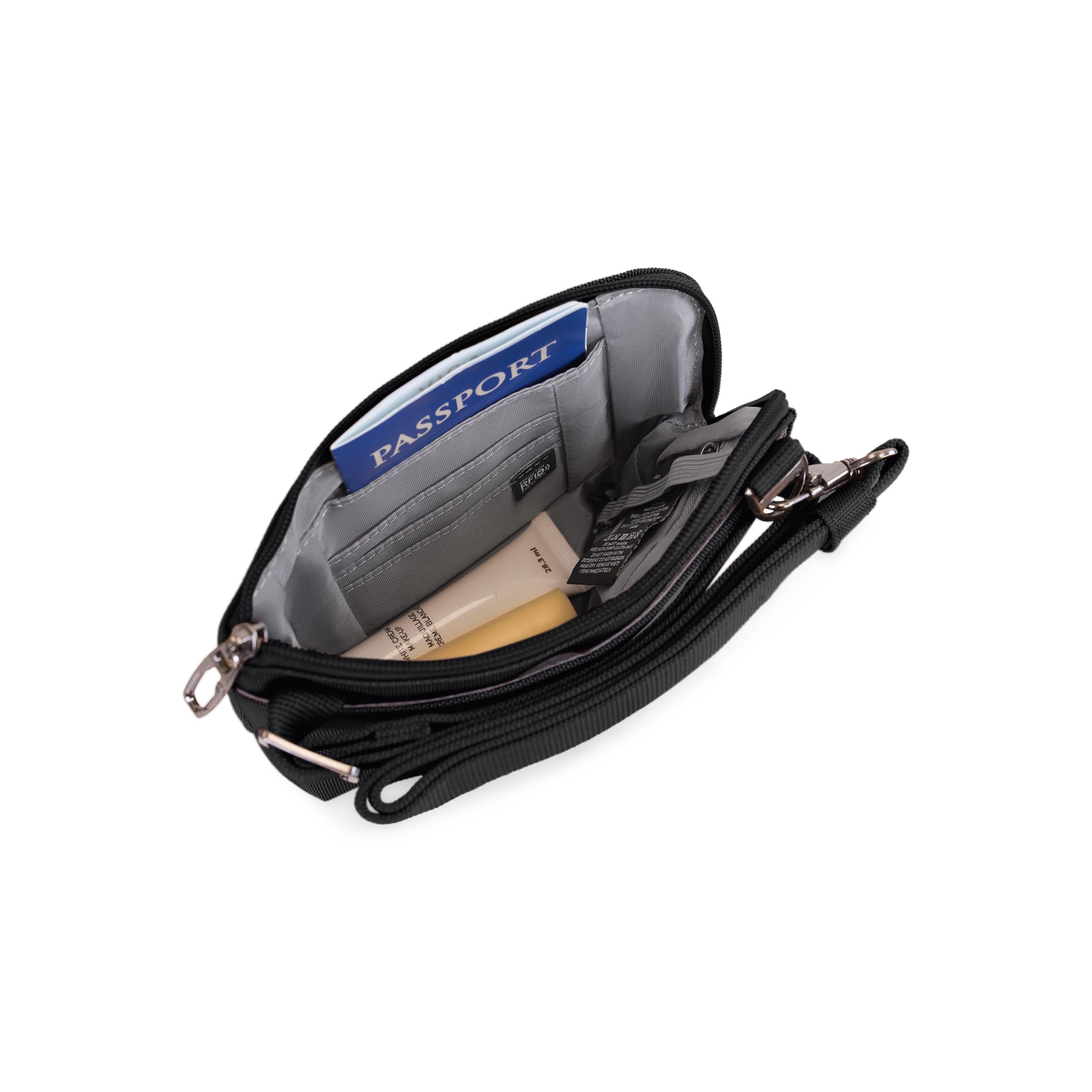 Shop Bentley Noir Tracker Secure Sac bandoulière antivol  in Canada at only $49.99 5th look