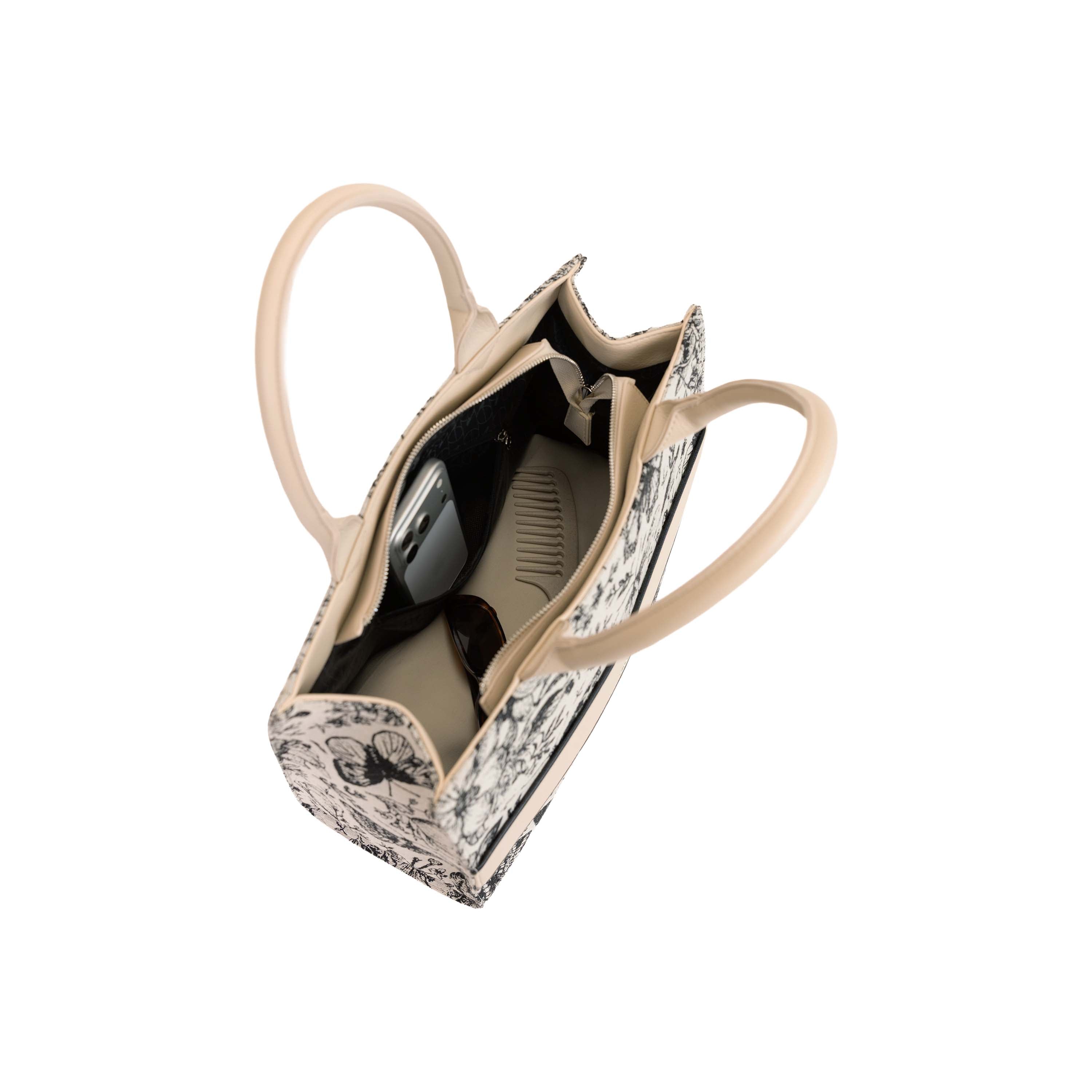 Shop Bentley Black Combo Riona Enchanted Tote in Canada at only $89.99 5th look