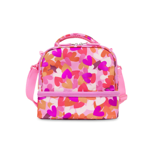 
                    Shop Bentley Pink Multi Tracker Heart Foil Lunch Bag in Canada at only $25.99 5th look
                  