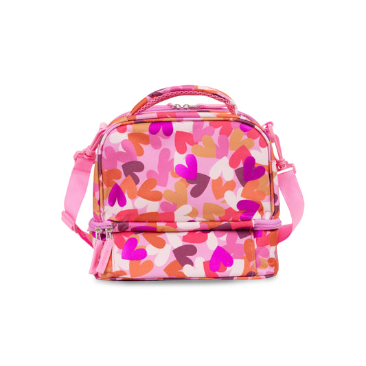 
                    Shop Bentley Pink Multi Tracker Heart Foil Lunch Bag in Canada at only $25.99 1st look
                  