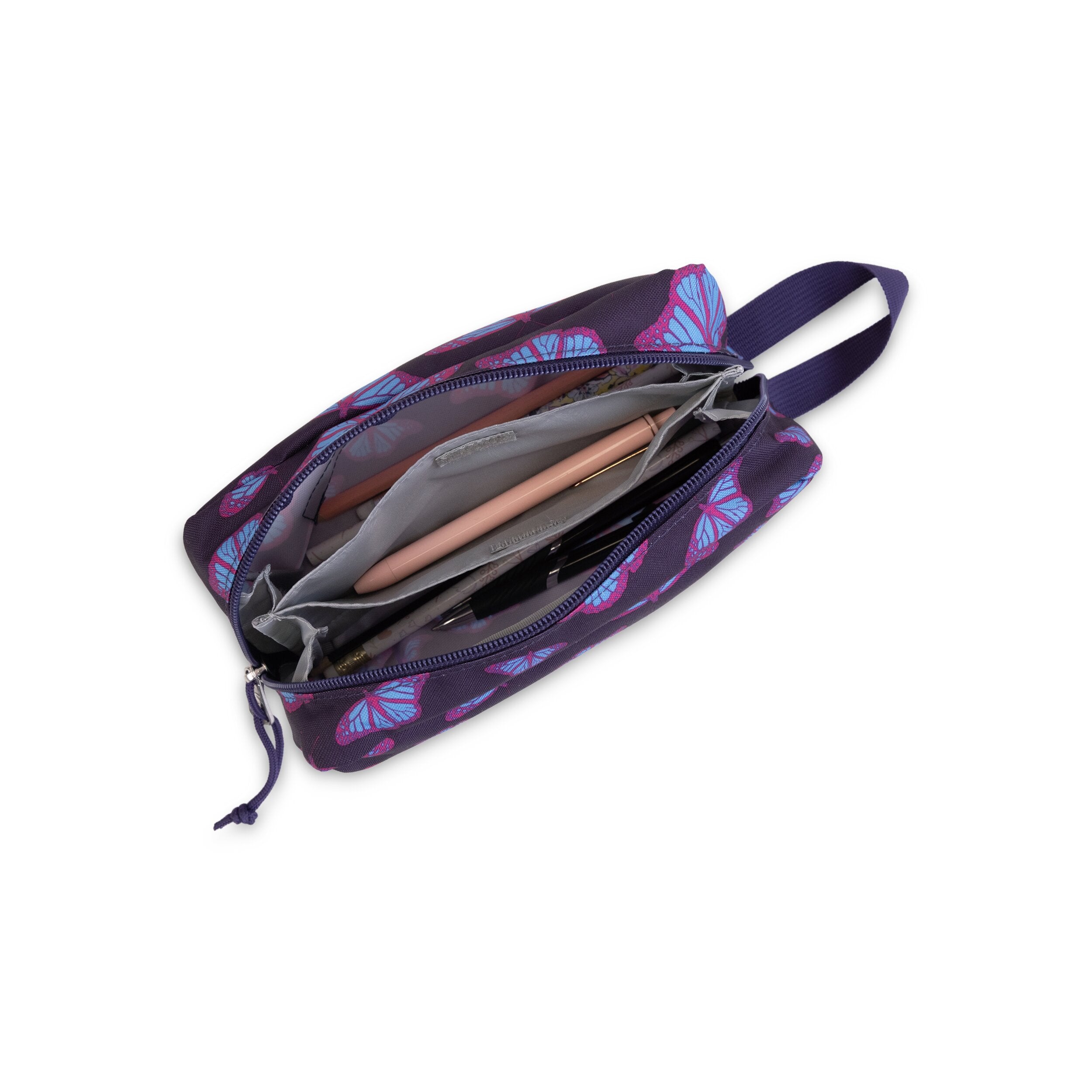 Shop Bentley Burgundy Multi Jansport Perfect Pouch in Canada at only $17.99 8th look