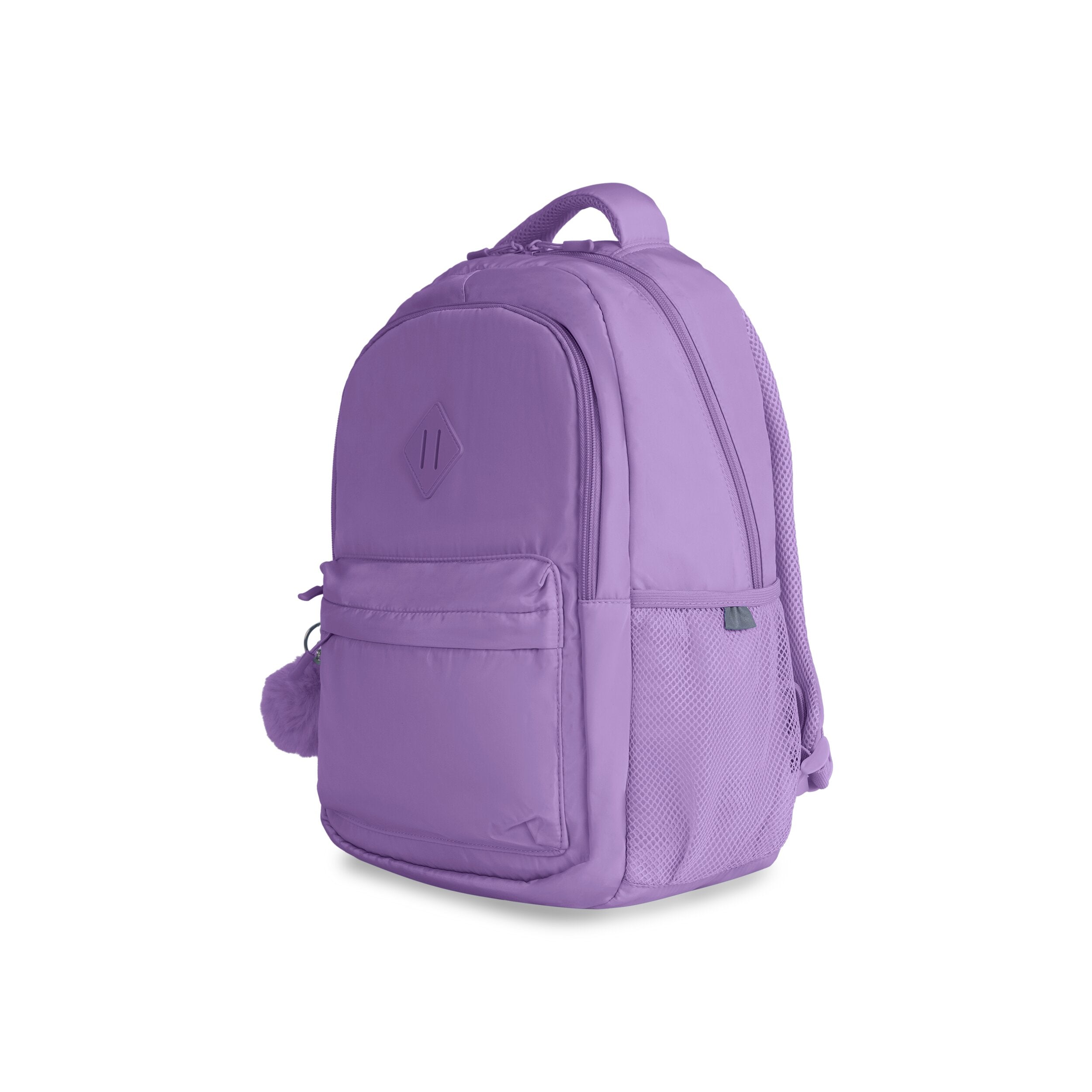Shop Bentley Lilac Tracker Lula Pom Pom Backpack in Canada at only $49.99 7th look