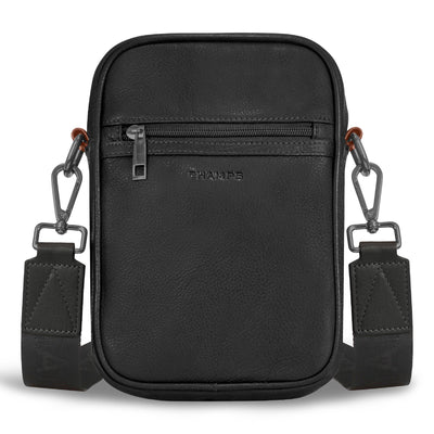 Shop Bentley Noir Sac à bandoulière vertical en cuir Champs Onyx in Canada at only $79.99 1st look